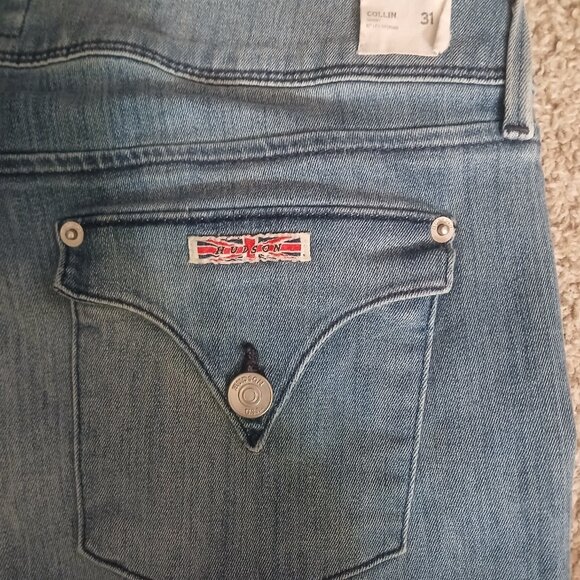 Hudson Nico Jeans Womens Size 31 Blue Light Wash Stretch Denim NEW - Picture 6 of 14